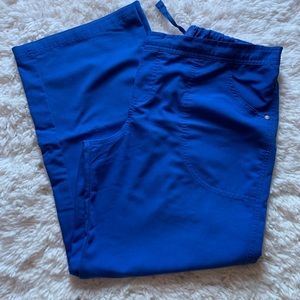 Urbane Medium Petite Royal Blue Scrub Pants